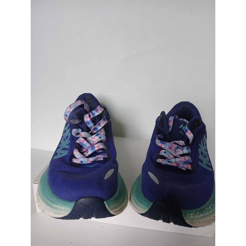 HOKA One One Running Shoes Women's Blue Purple Turquoise Athletic Sneakers - Picture 3 of 10